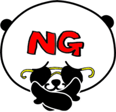 Dar-pan (panda of nihilistic) sticker #2111034