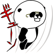 Dar-pan (panda of nihilistic) sticker #2111057