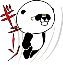 Dar-pan (panda of nihilistic) sticker #2111057