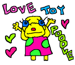 Toy poodle no.1 sticker #2111740