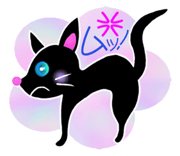 Love kuro cat sticker #2111762