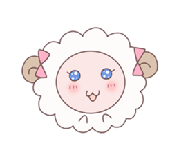 Maiden sheep sticker #2112181