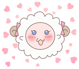 Maiden sheep sticker #2112186