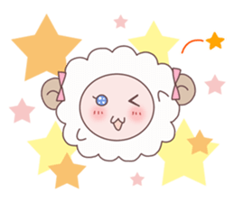 Maiden sheep sticker #2112204