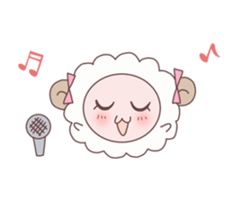 Maiden sheep sticker #2112212