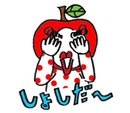 APPLE-chan(NIIGATA Ver) sticker #2112508