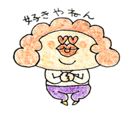 Afro-hair is grandmather sticker #2112827