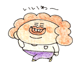 Afro-hair is grandmather sticker #2112841