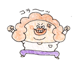 Afro-hair is grandmather sticker #2112842