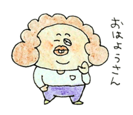 Afro-hair is grandmather sticker #2112856