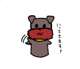 Yorkie Marron that floppy ears sticker #2113061