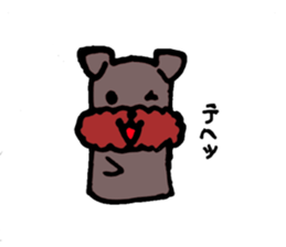 Yorkie Marron that floppy ears sticker #2113062