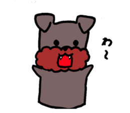 Yorkie Marron that floppy ears sticker #2113072