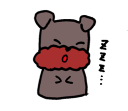 Yorkie Marron that floppy ears sticker #2113075