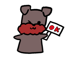 Yorkie Marron that floppy ears sticker #2113078