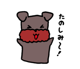 Yorkie Marron that floppy ears sticker #2113082