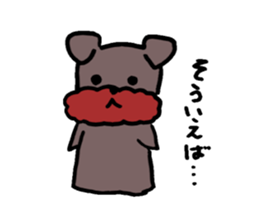 Yorkie Marron that floppy ears sticker #2113083