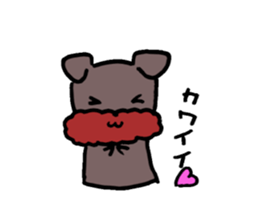 Yorkie Marron that floppy ears sticker #2113090