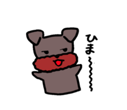 Yorkie Marron that floppy ears sticker #2113094