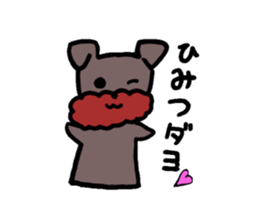 Yorkie Marron that floppy ears sticker #2113097