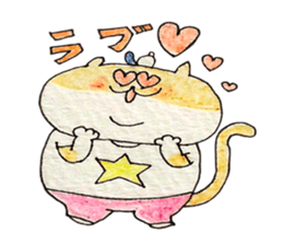 powerful cat's sticker #2113945