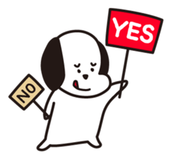 Shy Doggie sticker #2114243