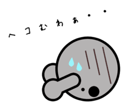 A stick person and Mr. Smile sticker #2114366