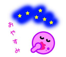 A stick person and Mr. Smile sticker #2114369