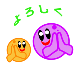 A stick person and Mr. Smile sticker #2114379