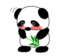 Bashful Panda sticker #2114390