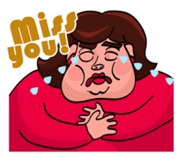 Fat Mama - Yo Mama - English Language sticker #2114901