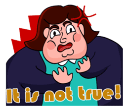 Fat Mama - Yo Mama - English Language sticker #2114929