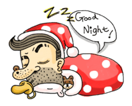 stubble man sticker #2114947