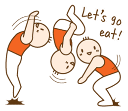 Gymnast (English) sticker #2115345