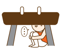 Gymnast (English) sticker #2115354