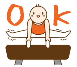 Gymnast (English) sticker #2115355