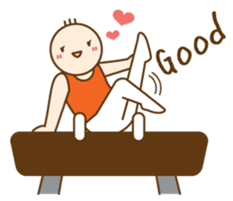 Gymnast (English) sticker #2115356