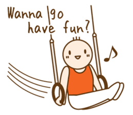 Gymnast (English) sticker #2115359