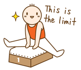 Gymnast (English) sticker #2115367