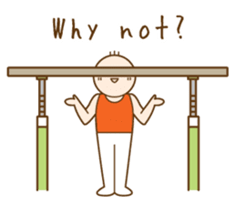 Gymnast (English) sticker #2115372