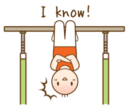 Gymnast (English) sticker #2115373