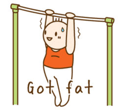 Gymnast (English) sticker #2115374
