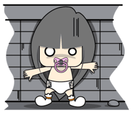 Grey-zy Baby sticker #2115416