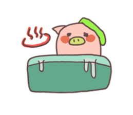 The pig which greets sticker #2116086