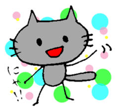 Black cat RAITO sticker #2116541