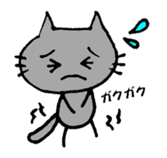 Black cat RAITO sticker #2116551