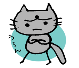 Black cat RAITO sticker #2116560