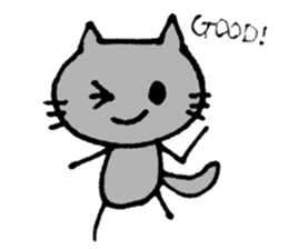 Black cat RAITO sticker #2116565