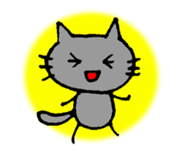Black cat RAITO sticker #2116580