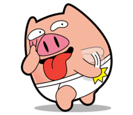 Pp Bear and Pants Pig 2 sticker #2117223